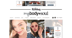 Desktop Screenshot of bodyandsoul.com.au